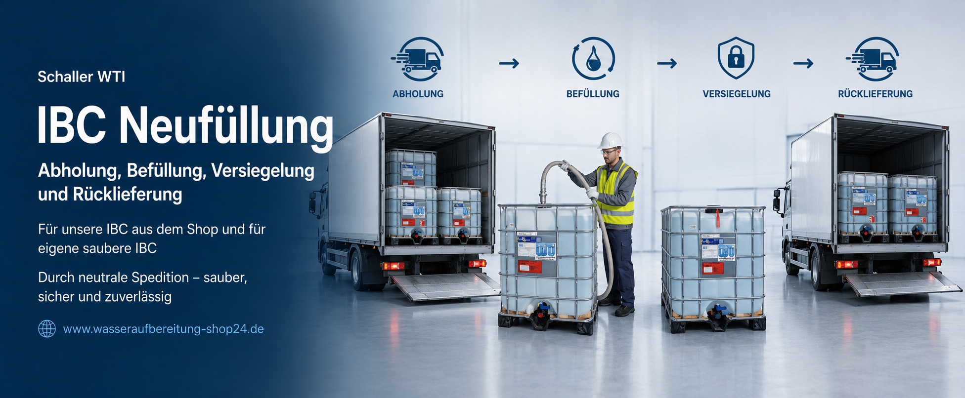 Neufüllung von IBC