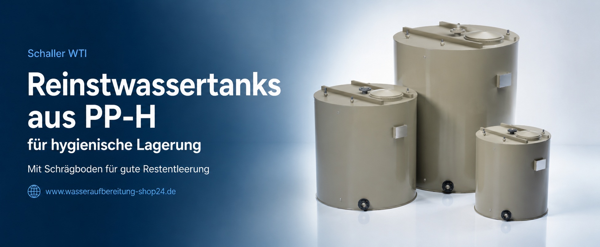 PP-H Tanks Rundbehälter