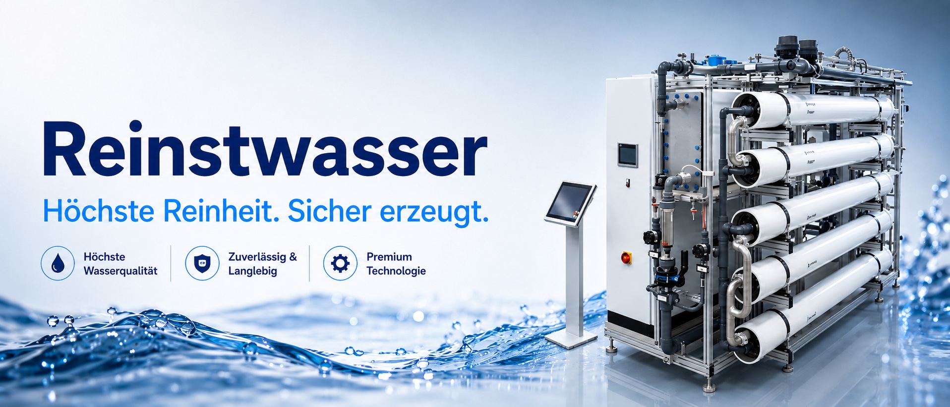 Reinstwasser Aufbereitungsanlagen