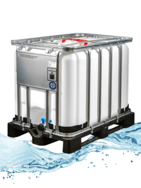 Demineralisiertes Wasser<br>600 Liter IBC<br>Inkl. Versandkosten
