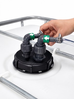 ECO-IBC-VE<br>Deionisiertes Wasser<br>Komplettset Inkl. Versand