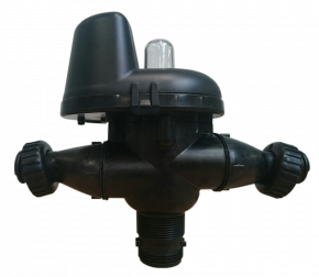 Doppel-Kiesfilter 4,8 m³/h<br>Mengen- und Zeitgesteuert