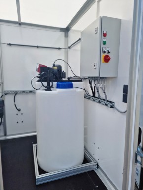 Mobile Umkehrosmoseanlage<br>2.000 l/h im Anhänger<br>Inkl. Dosieranlage