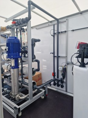 Mobile Umkehrosmoseanlage<br>2.000 l/h im Anhänger<br>Inkl. Dosieranlage