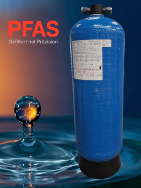 PFAS Entfernung Wasserfilter<br>für max. 8.400 l/h