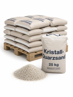 Quarzkies Filtersand<br>Körnung 1,0 - 2,0 mm