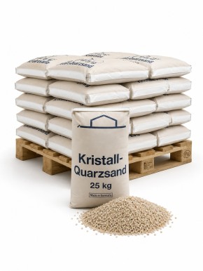 Quarzkies Filtersand<br>Körnung 2,0 - 3,15 mm