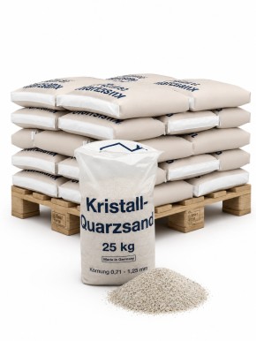 Quarzkies Filtersand<br>Körnung 0,71 - 1,25 mm