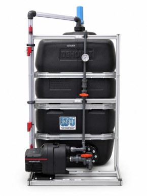 2.500 l Rechtecktank<br>mit geregelter Druckerhöhung