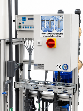 Nanofiltrationsanlage mit Antiscalantdosierung 2 m³/h