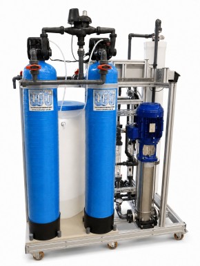 VE Anlage Osmose 1 m³/h<br>mit Doppelenthärtung