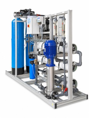 VE Anlage Osmose 4 m³/h<br>mit Doppelenthärtung