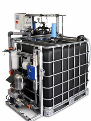 VE Anlage Osmose 750 l/h<br>mit Doppelenthärtung