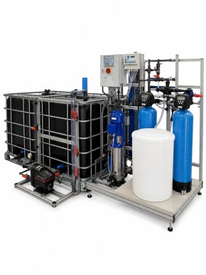 VE Anlage Osmose 750 l/h<br>mit Doppelenthärtung