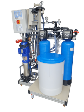 VE Anlage Osmose 250 l/h<br>mit Doppelenthärtung