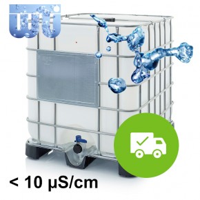 IBC 1.000 l<br>Demineralisiertes VE Wasser<br>Inkl. Versandkosten